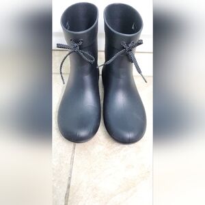 CROCS Women's Black Rain Boots